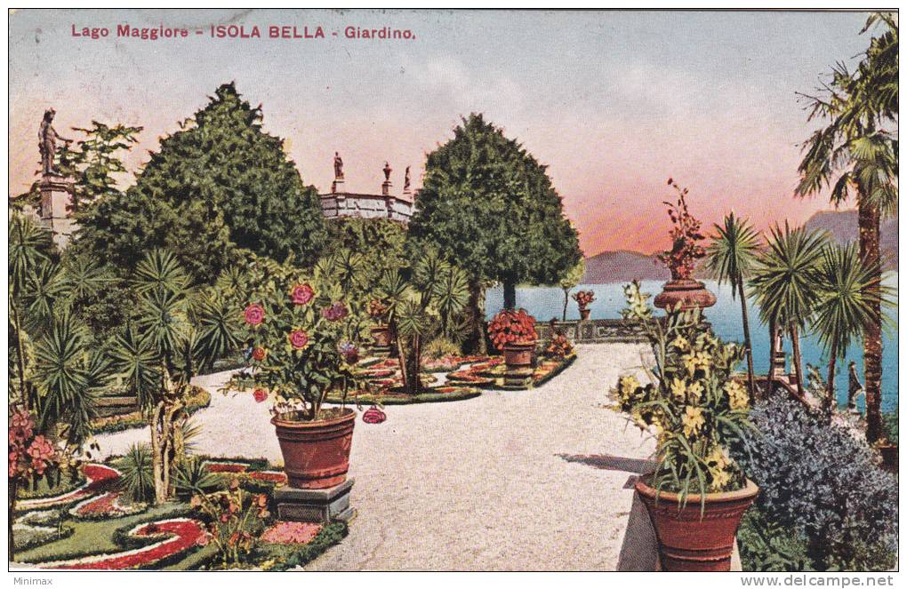 Lago Maggiore - Isola Bella - Giardino, 1926, Timbres - Parks & Gärten