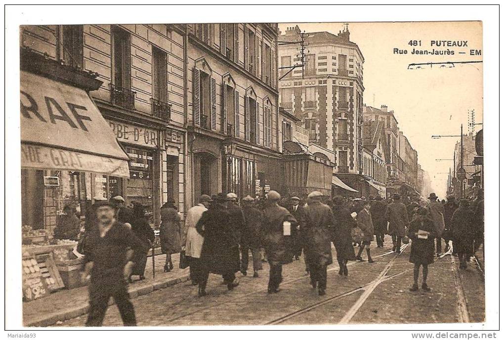 PUTEAUX - HAUTS DE SEINE - RUE JEAN JAURES - MAGASIN - TRES BELLE ANIMATION - Puteaux