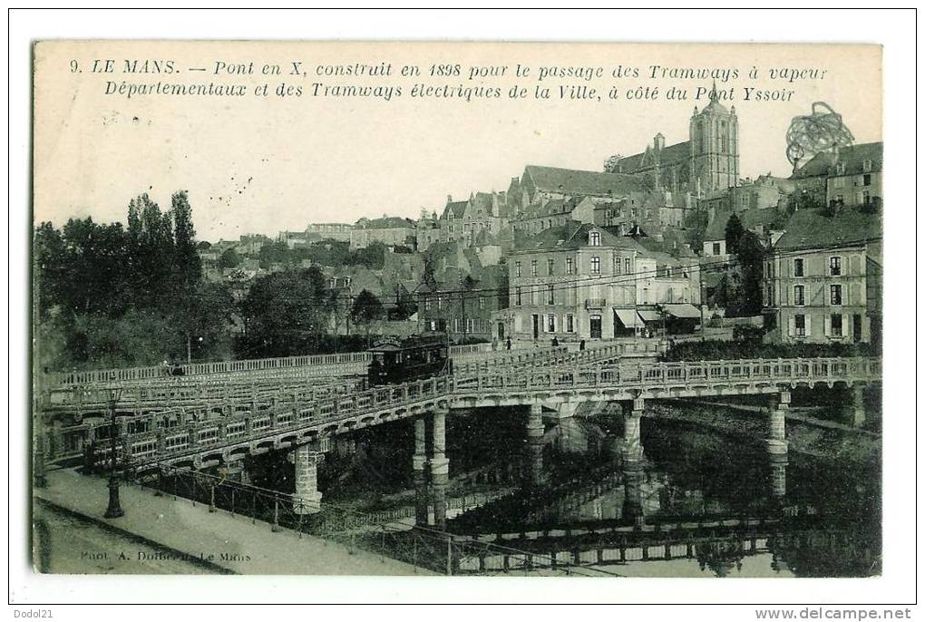 Le Mans - Pont En X, Pour Le Passage Des Tramways - Le Mans