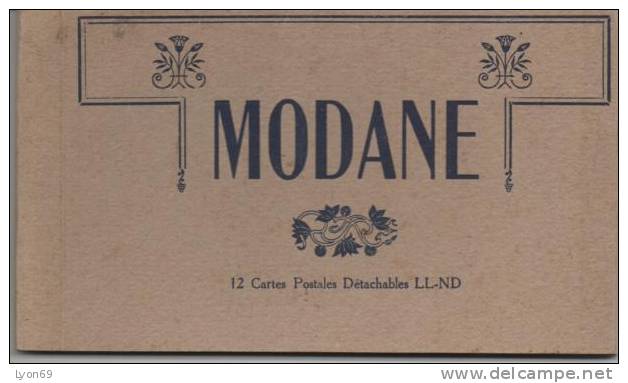 CARNET  DE   12  CPA  MODANE - Modane