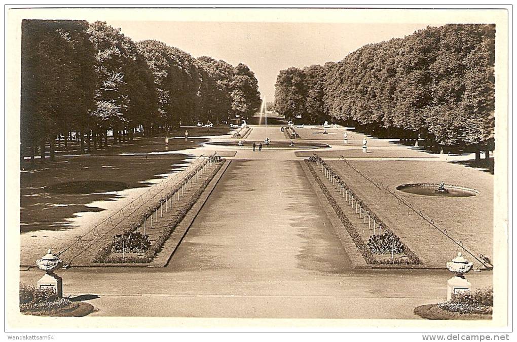 AK 45 Schloßgarten Schwetzingen Parkansicht Mit Schloß Photographie Und Verlag F. Zoch, Schwetzingen. Schloßplatz - Schwetzingen