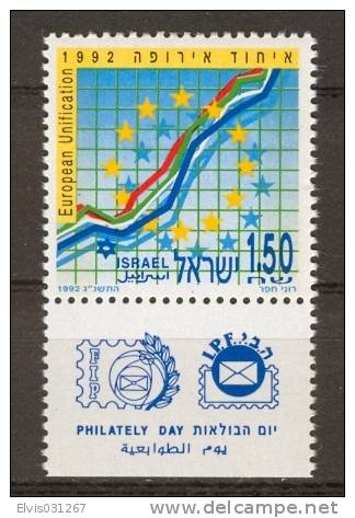 Israel - 1992, Michel/Philex No. : 1247, - MNH - *** - - Ungebraucht (mit Tabs)