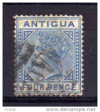 Antigua - 1879 - 4d Definitive (Watermark Crown CC, Perf 14) - Used - 1858-1960 Crown Colony