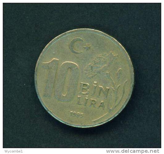 TURKEY  -  1995  10 Lira  Circulated As Scan - Turquia