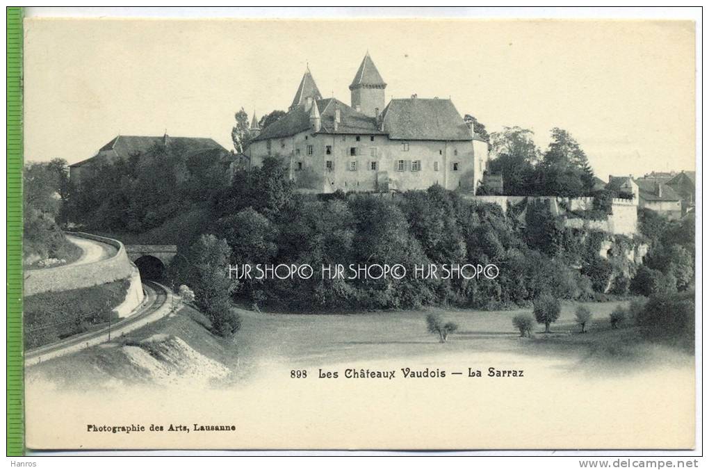 „Les Chateau Vaudois, La Sarraz Nr. 898“  Um 1900 /1910 Photographie Des Arts, Lausanne - La Sarraz