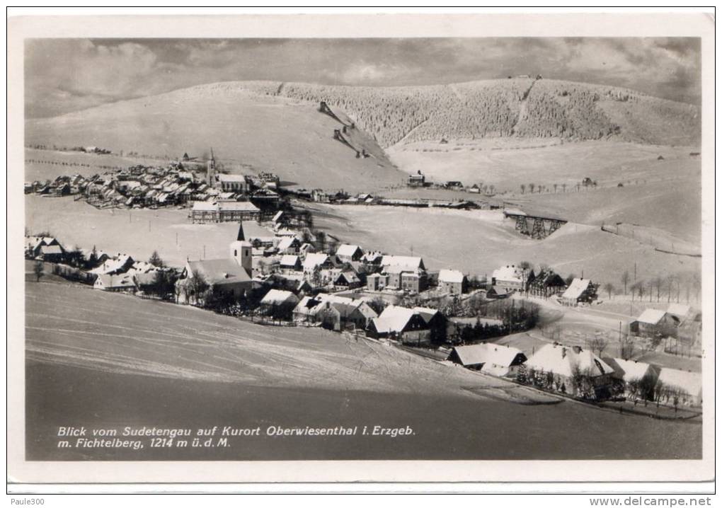 Oberwiesenthal Erzgebirge - Blick Vom Sudetengau - Oberwiesenthal