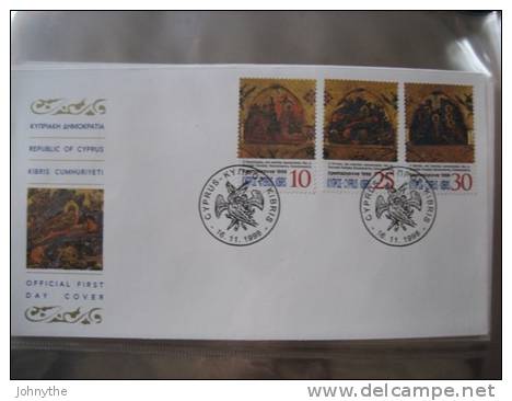 Cyprus 1998 Christmas 1998 FDC - Briefe U. Dokumente