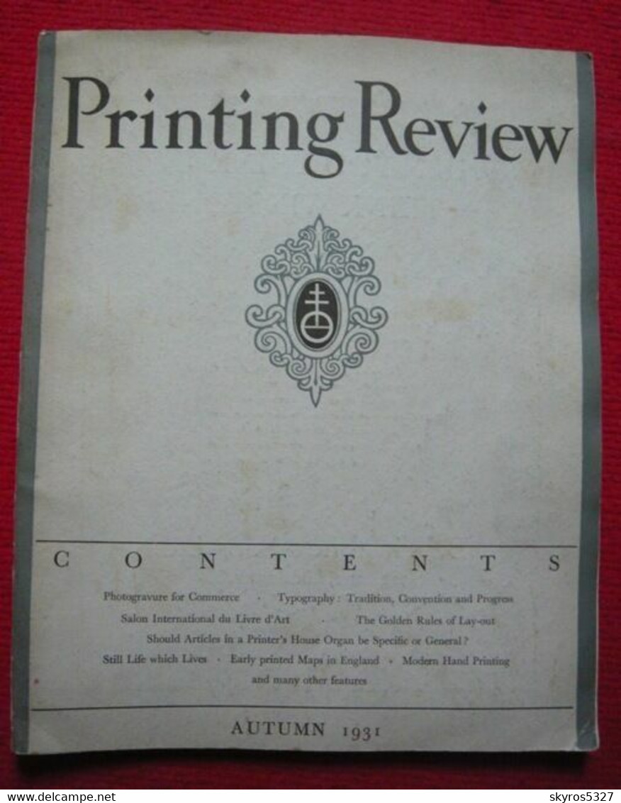 Printing Review Autumn 1931 - Autres & Non Classés