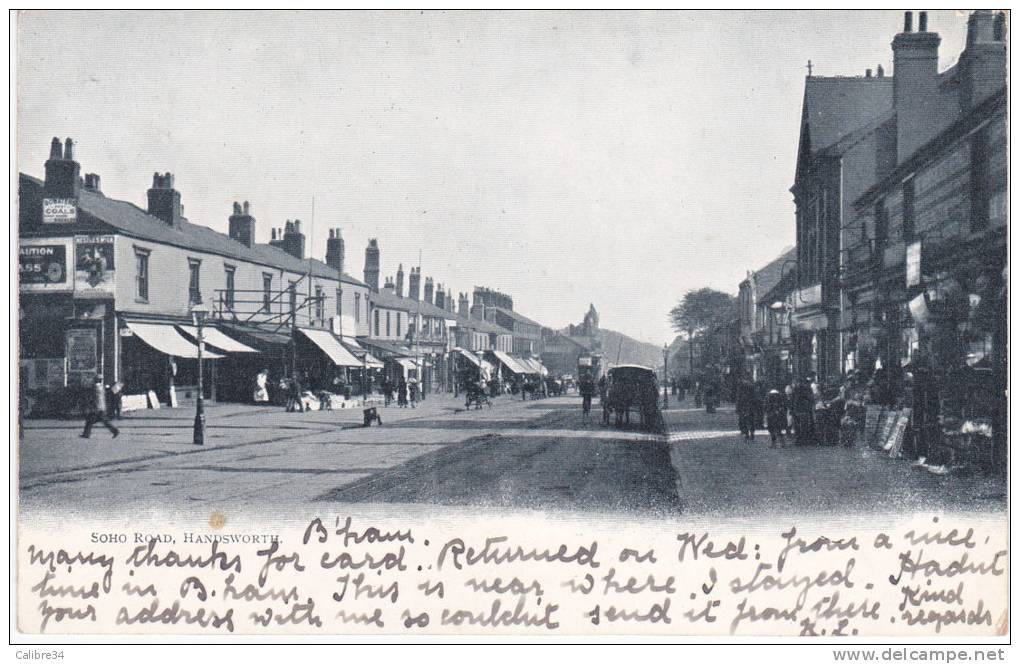 HANDSWORTH SOHO ROAD (1905) - Autres & Non Classés