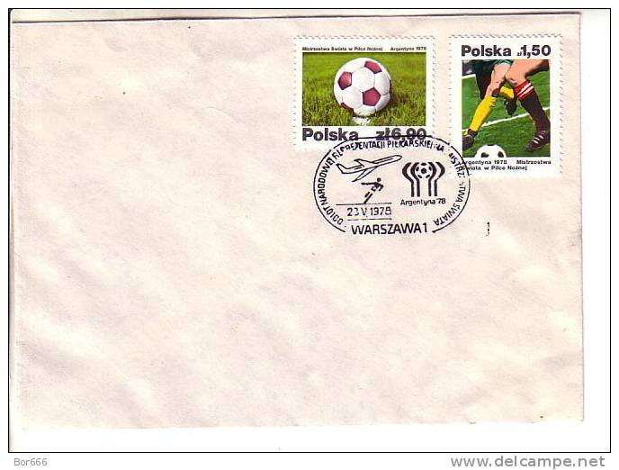 GOOD POLAND FDC 1978 - Soccer Championship - FDC