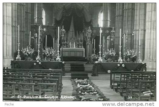 N°27651 -carte Photo : St Philip´s Church -Arundel- 1933- - Arundel