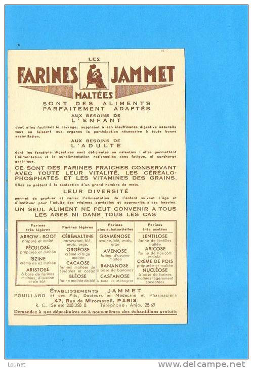 Les Vieilles Provinces De France - La Touraine  -Edité Par Les Farines Jammet- Publicité - Illustrateur Jean Droit - Droit