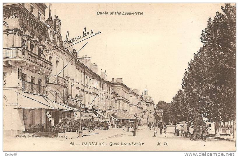 16 - PAUILLAC - QUAI LEON PERIER - Pauillac