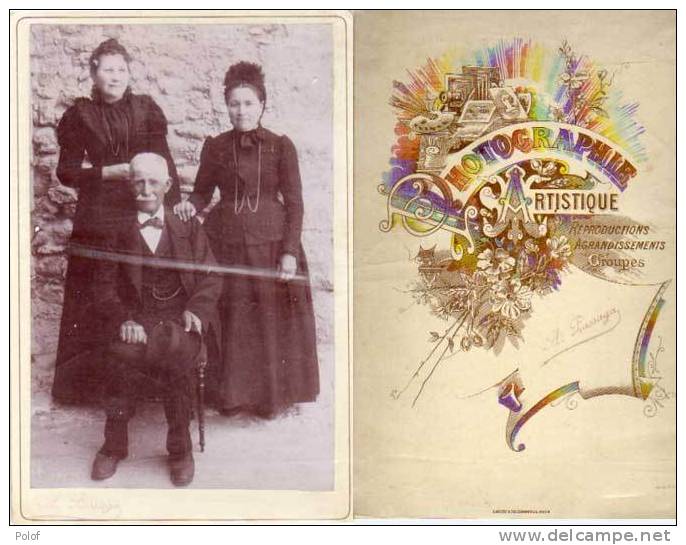 Famille - Un Homme Et 2 Femmes - Photo A. Passaga - Landry & Dechavannes Paris (PH175) - Personnes Anonymes