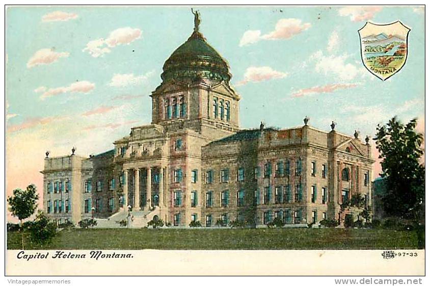 15294-Montana, Helena, State Capitol Building, IPC No 97-33 - Helena