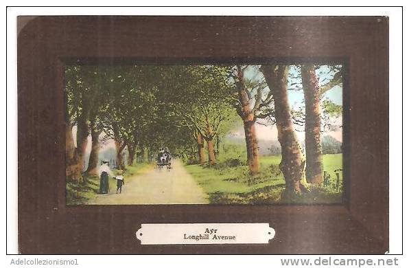 68878)cartolina Illustratoria Inglese Ayr - Longhill Avenue - Ayrshire