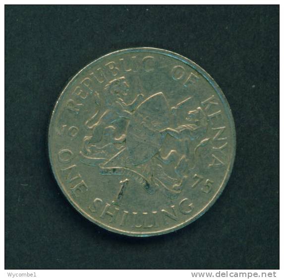 KENYA  -  1975  1 Shilling  Circulated As Scan - Kenya