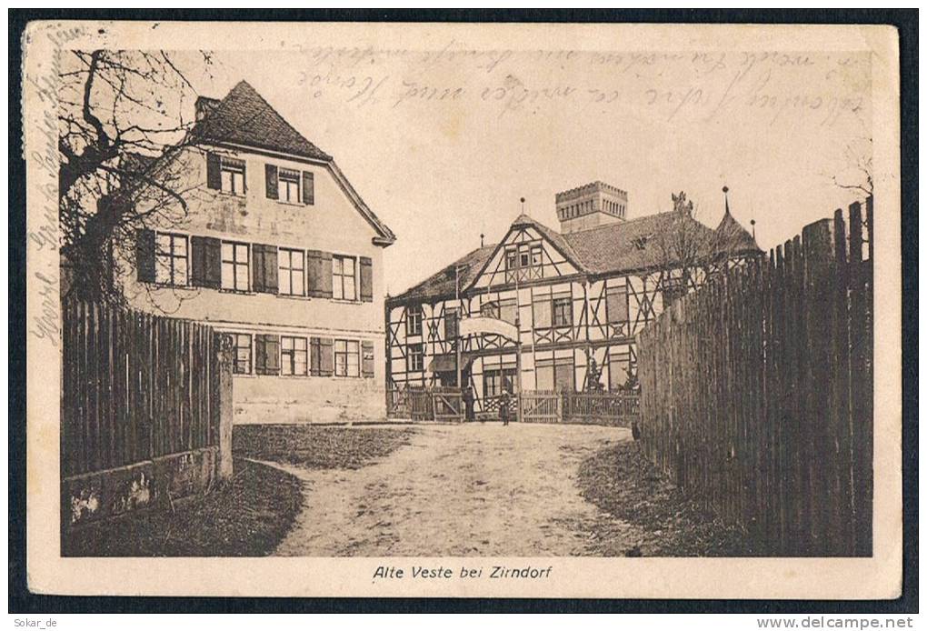 AK Zirndorf Kreis Fürth Mittelfranken, Bayern, Alte Veste Gasthaus Und Kurhaus 1930 - Zirndorf