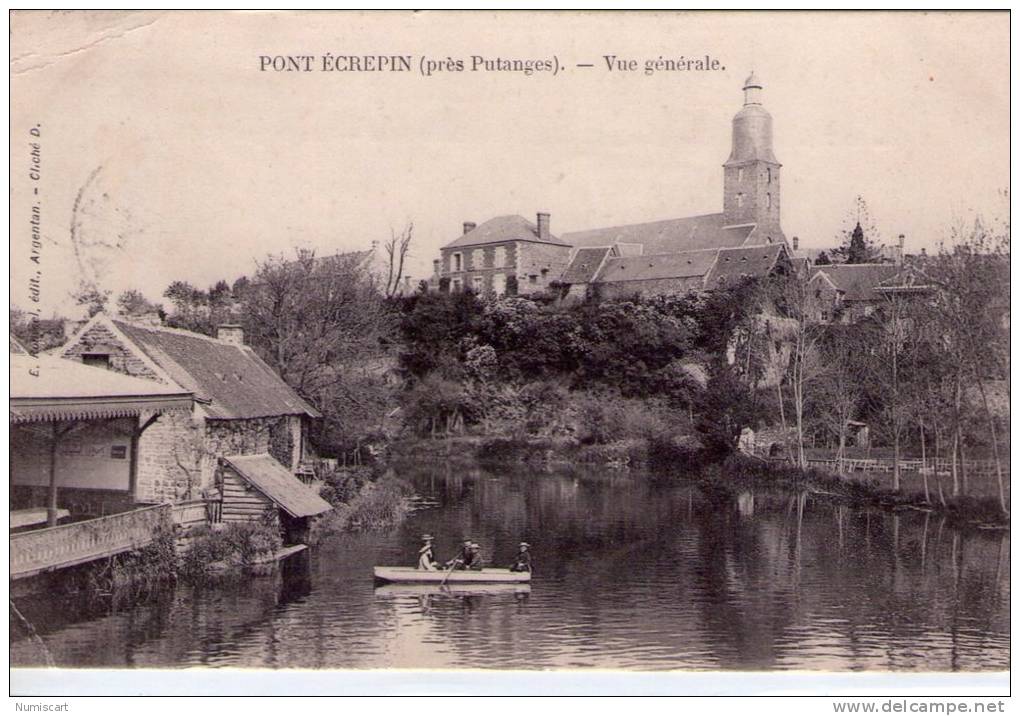 Pont Ecrepin..animée..belle Vue Du Village..promenade En Barque - Pont Ecrepin