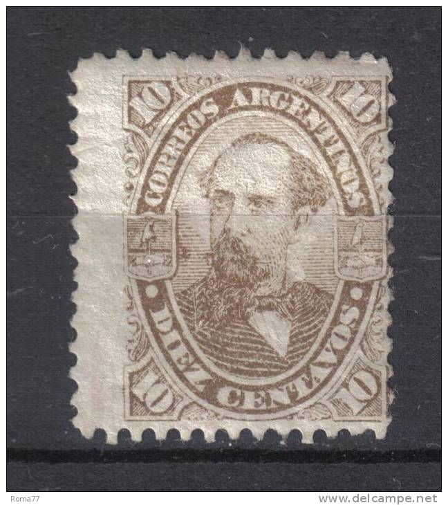 R598 - ARGENTINA 1888 , 10 Cent Bruno N. 65  *  Mint - Neufs