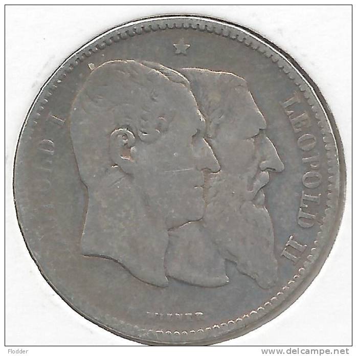 Leopold II,2 Francs 1830-1880 /50 Jaar Onafhankelijkheid/ 50 Ans De L´indépendance - 2 Francs