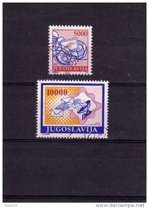 1989 Jugoslavia La Posta  Usato - Used Stamps