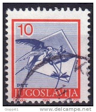 1990 Jugoslavia La Posta  Usato - Used Stamps