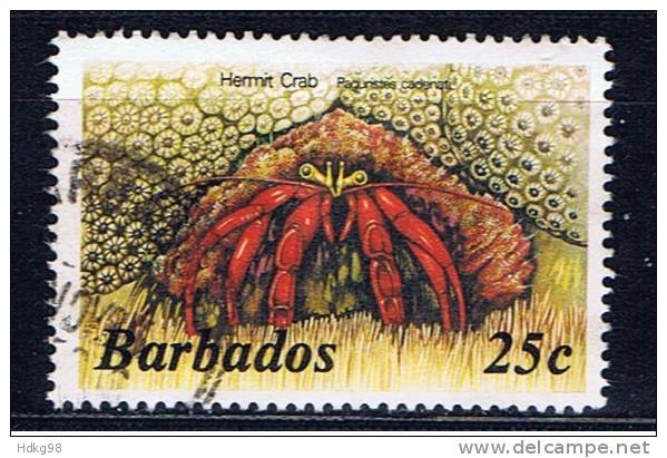 BDS+ Barbados 1985 Mi 622 Krabbe - Barbados (1966-...)