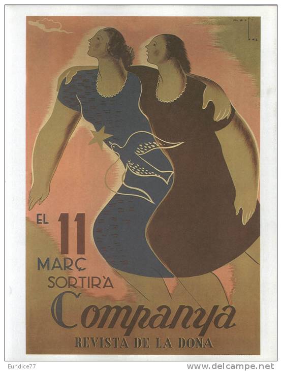 Cartel Affiche Poster Guerra Civil Española 20x13 Cm. Aprox. REPRODUCTION - Patrióticos