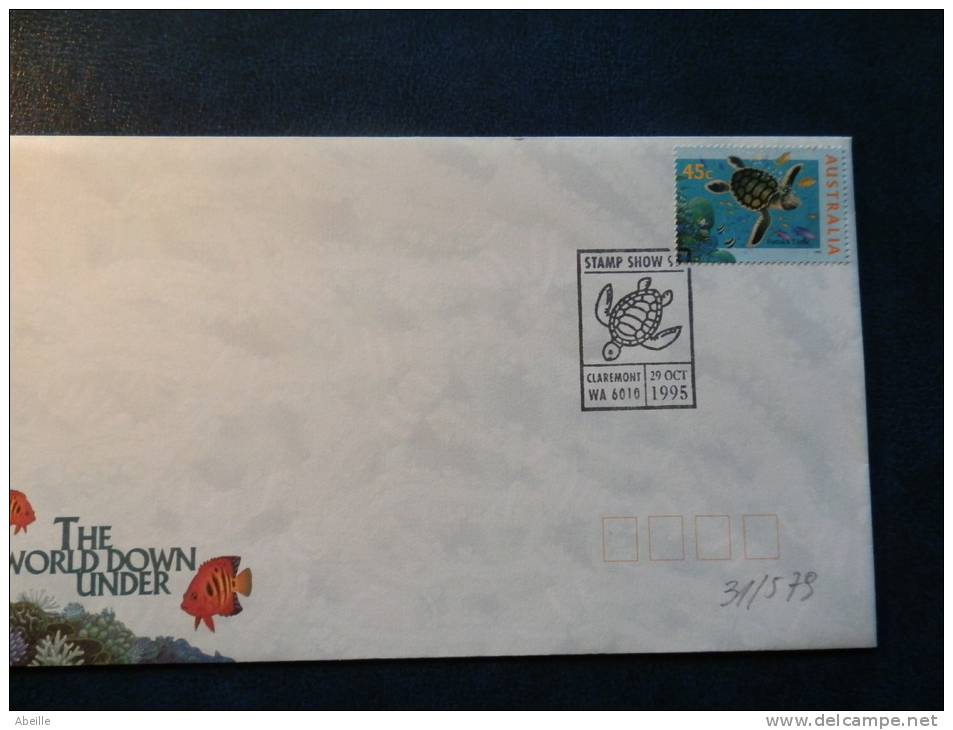 31/579     FDC    AUSTRALIE - Tortues