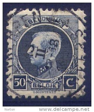 Belgique : 211 C (o) - 1921-1925 Petit Montenez