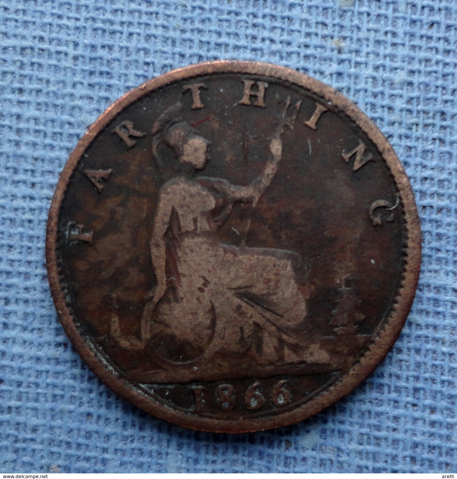 Grande Bretagne 1 Farthing 1866 - B. 1 Farthing