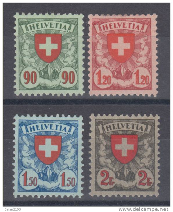 Switzerland Coat Of Arms Mi#194z/7x 1924 MNH,MH **/* - Nuovi