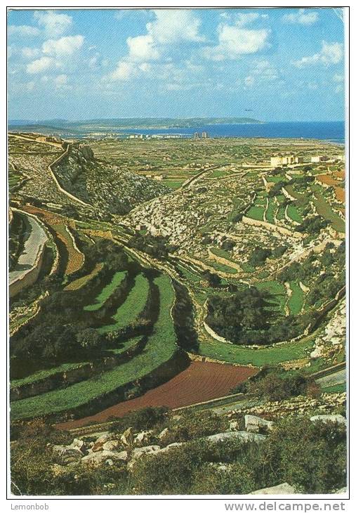 Malta, Madliena Valley, Used Postcard [12810] - Malta