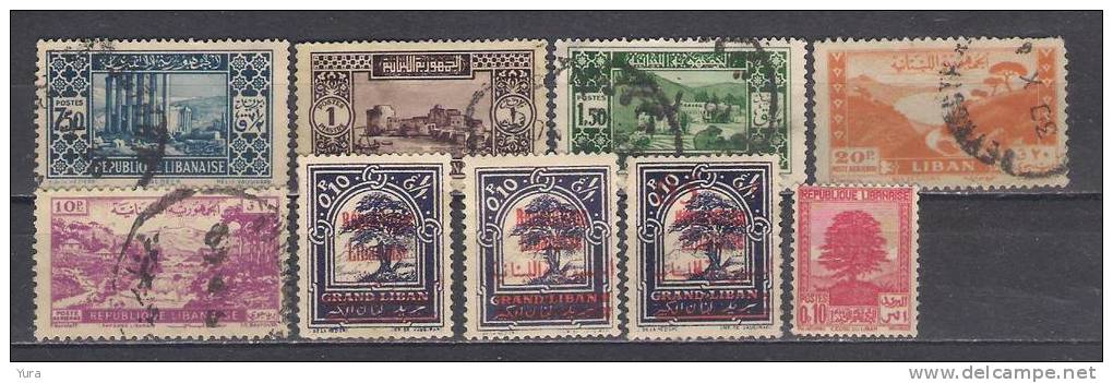 Great Lebanon  9 Different   Mint,  Used (a6p3) - Other & Unclassified