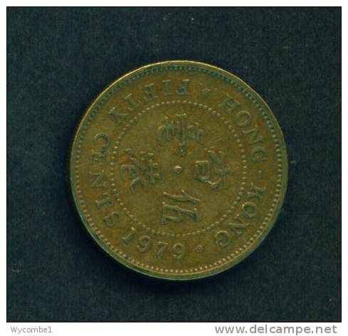 HONG KONG  -  1979  50 Cents  Circulated As Scan - Hong Kong