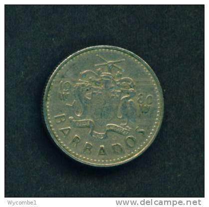 BARBADOS  -  1980  10 Cents  Circulated As Scan - Barbades