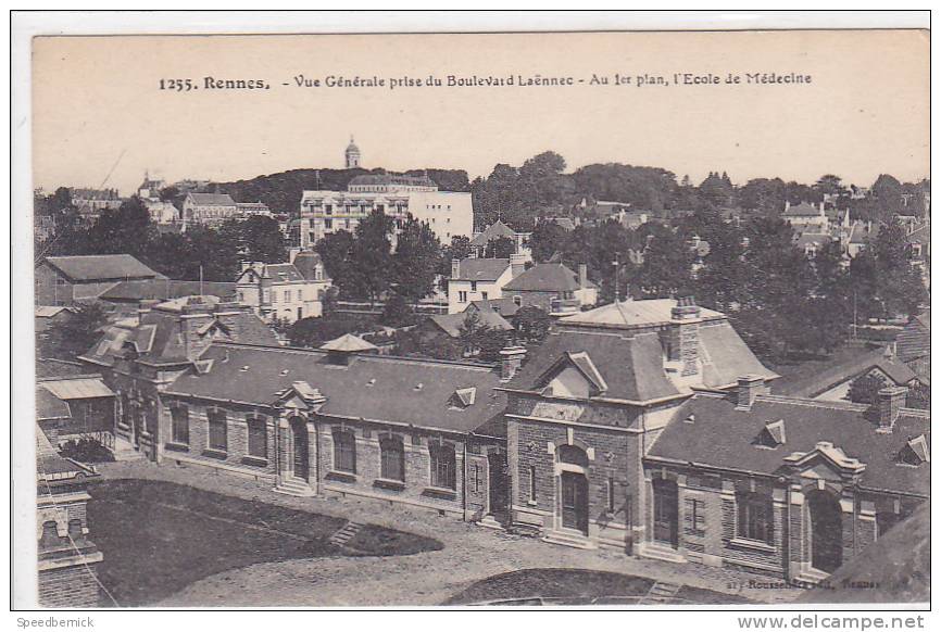 21370- RENNES - Vue Generale Prise Boulevard Laennec, Ecole Medecine . 1255 Mary Rousseliere - Rennes