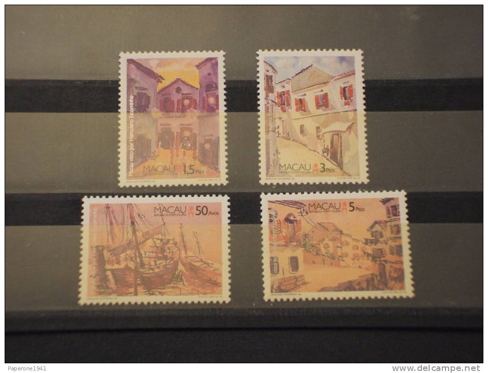 MACAU - 1996 VIE-PITTURE 4 Valori  - NUOVI(++)-TEMATICHE - Unused Stamps