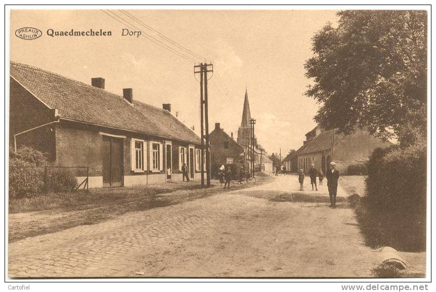 QUAEDMECHELEN-KWAADMECHELEN-DORP-ZELDZAAM-NIET VERZONDEN-UITG.PREAUX A GHLIN-ZIE 2 SCANS - Ham