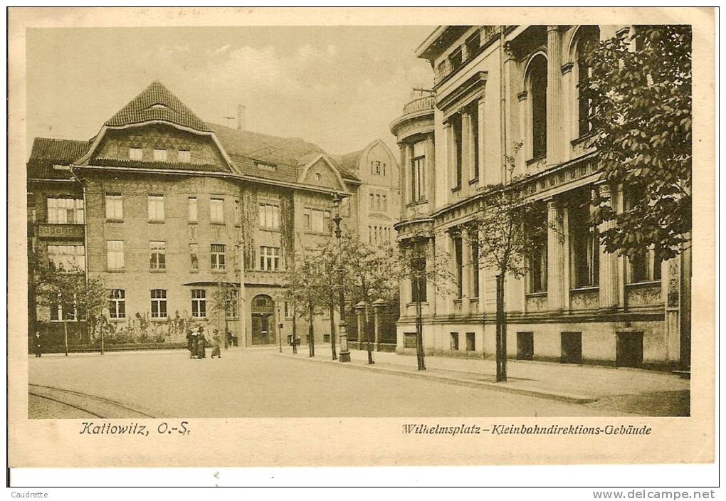 Kattowitz  Wilhelmsplatz-Kleinbahndirektions-Gebaude - Sonstige & Ohne Zuordnung