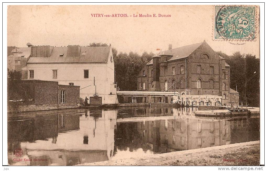 Vitry En Artois Le Moulin E. Duflos - Vitry En Artois