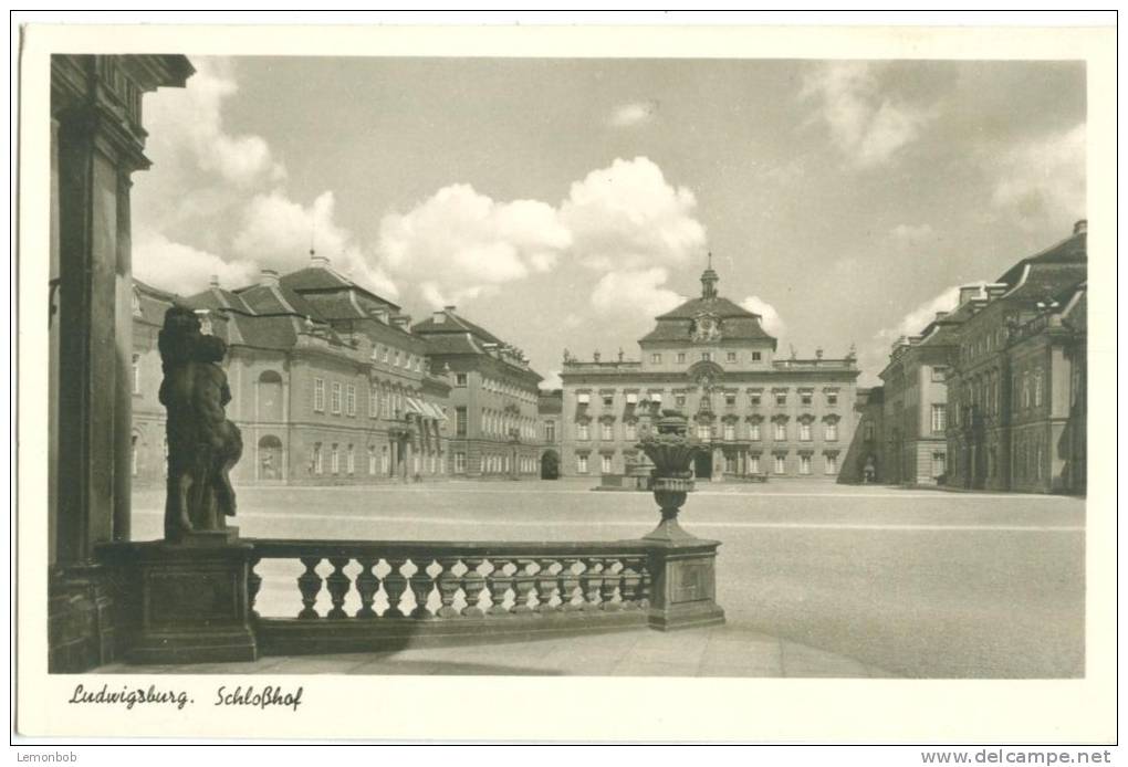 Germany, Ludwigsburg Schloßhof, Schlosshof, Unused Postcard [12878] - Ludwigsburg