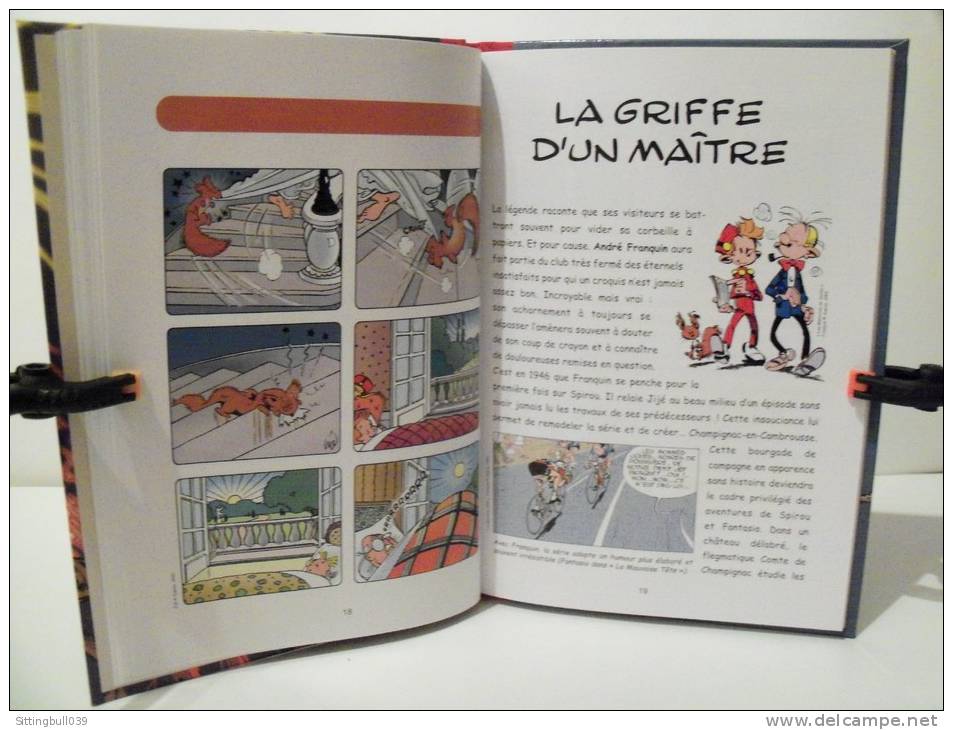 SPIROU et FANTASIO. Envois de Fête ! T. Luxe Spécial 70 Ans. TL  Nté Sig. + timbres et tampons. Centre Belge de la BD