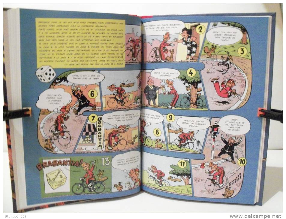 SPIROU et FANTASIO. Envois de Fête ! T. Luxe Spécial 70 Ans. TL  Nté Sig. + timbres et tampons. Centre Belge de la BD