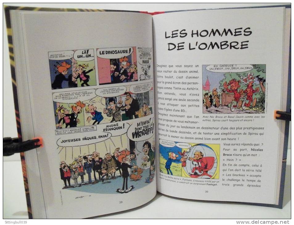 SPIROU et FANTASIO. Envois de Fête ! T. Luxe Spécial 70 Ans. TL  Nté Sig. + timbres et tampons. Centre Belge de la BD