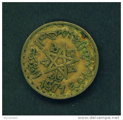 MOROCCO  -  1371 (Hejira Date)  20 Francs  Circulated As Scan - Morocco