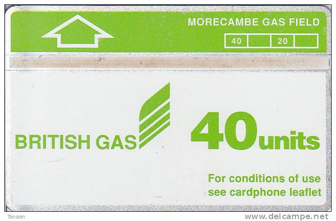 UK, CUR009, 40 Units, British Gas - Morecampe GasField (Green Header), 2 Scans.    (Cn : 227A). - Piattaforme Petrolifere