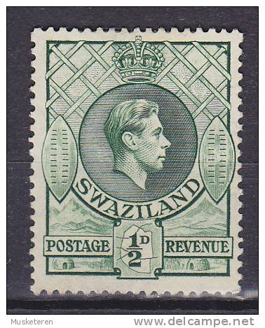 ## Swaziland 1938 Mi. 27 A    ½ P König King George VI. Perf. 13½ X 13 MNG - Swasiland (...-1967)