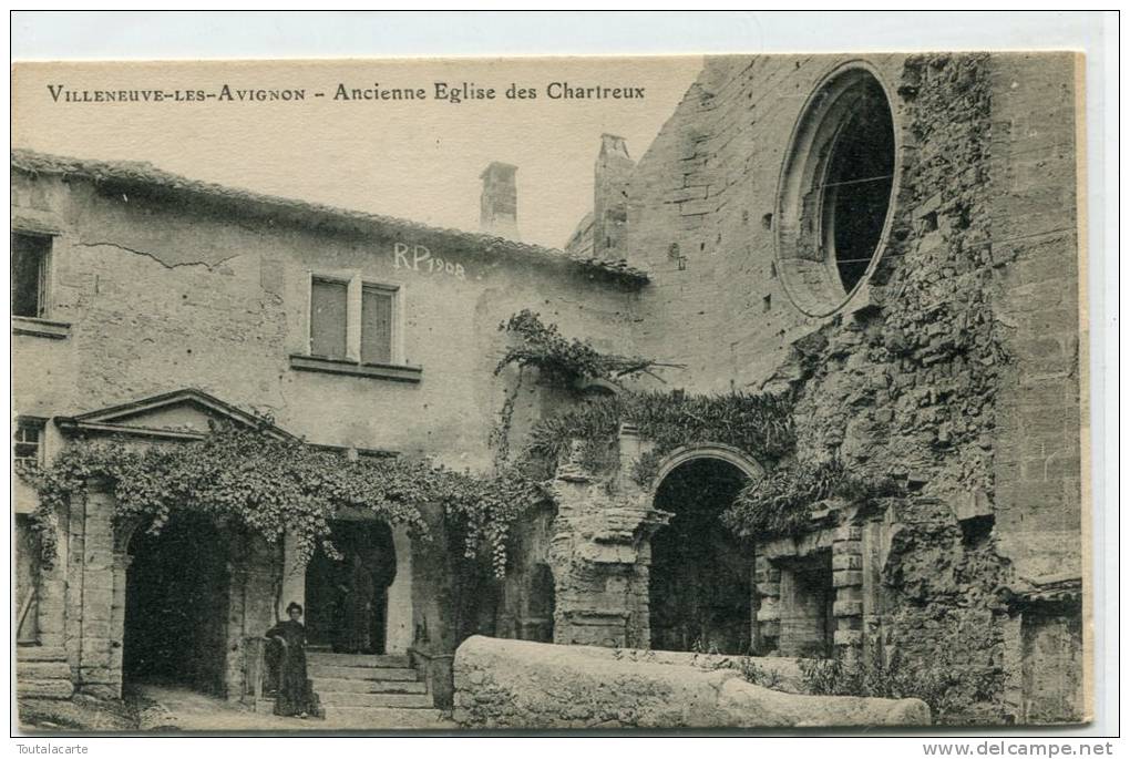 CPA 30 VILLENEUVE LES AVIGNON ANCIENNE EGLISE DES CHARTREUX - Villeneuve-lès-Avignon